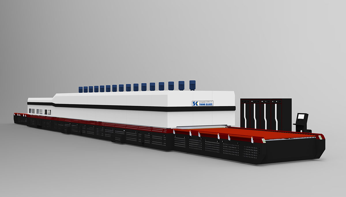 雙室對(duì)流加熱水平鋼化爐